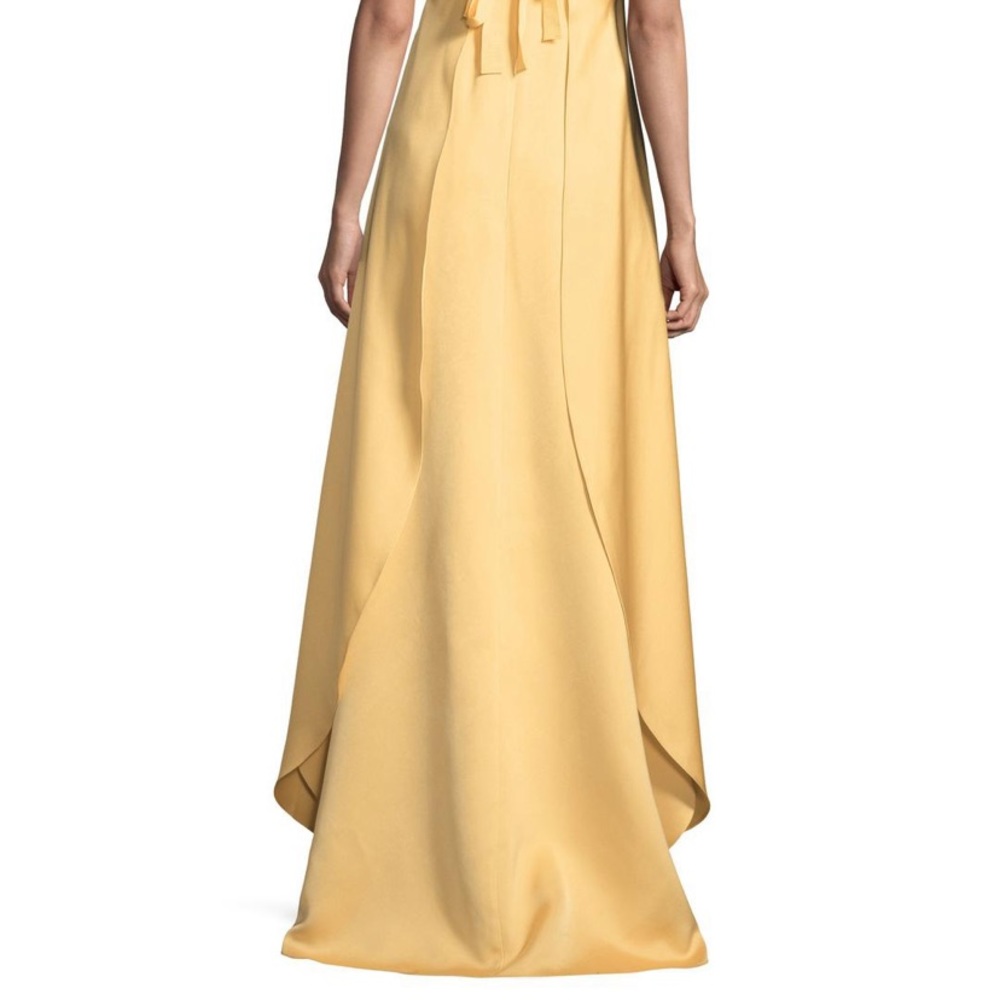 Zac Posen Yellow Evening Gown Size 0 - Picture 2 of 5